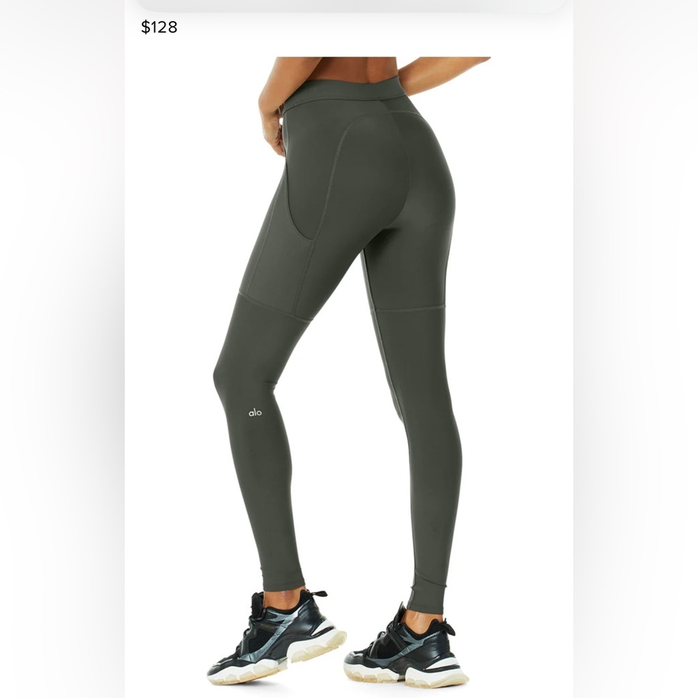 Alo leggings high waist utility in dark cactus